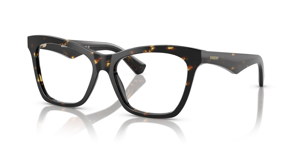 Burberry BE2416 4106 Eyeglasses 54mm Yellow Havana / Clear Demo Lens