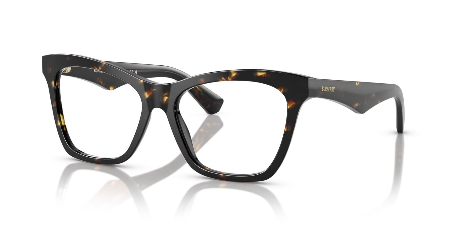 Burberry BE2416 4106 Eyeglasses 54mm Yellow Havana / Clear Demo Lens