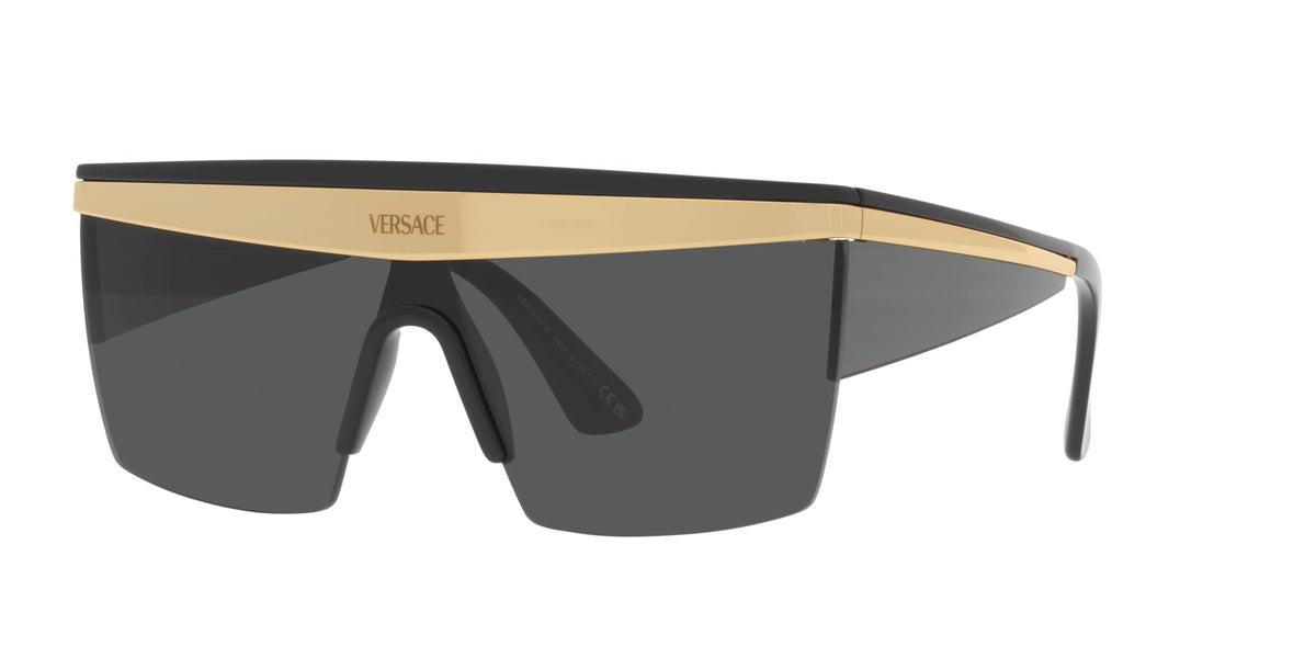 Versace Sunglasses VE2254 100287 44mm Black / Dark Grey Lens