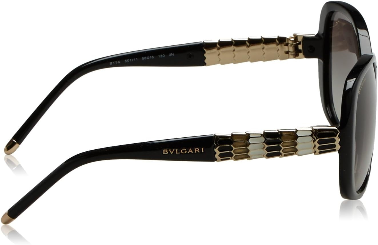 Bvlgari Sunglasses BV8114 501/11 56mm Black / Grey Gradient Lens
