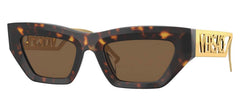 Versace Sunglasses VE4432U 10873 53mm Havana / Dark Brown Lens