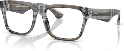 Burberry BE2411 4147 Eyeglasses 55mm Check Lichen / Clear Demo Lens