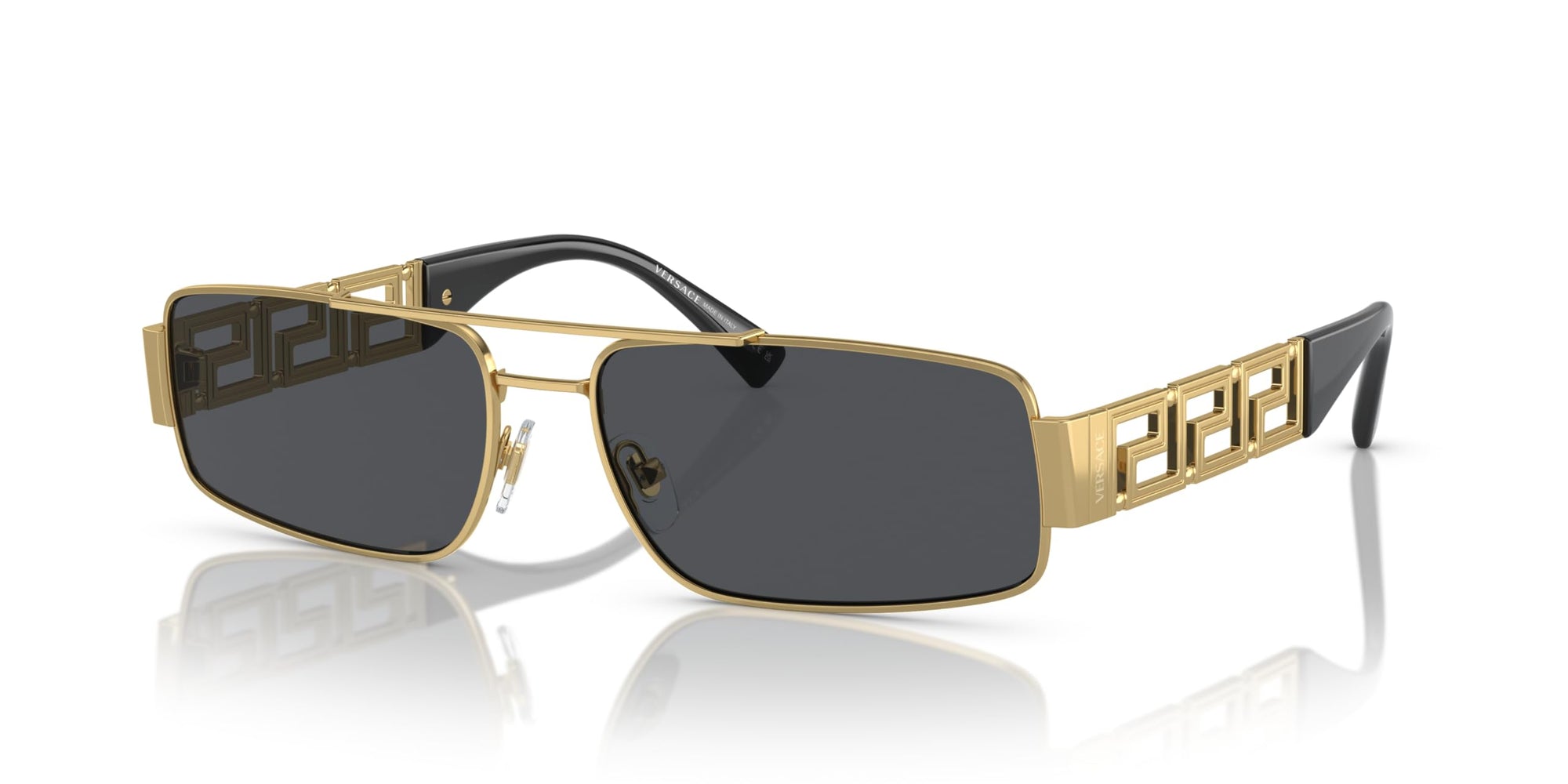 Versace Sunglasses VE2257 100287 60mm Gold / Dark Grey Lens