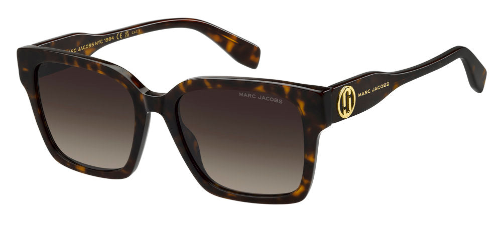 Marc Jacobs MARC 814/S 086-HA Sunglasses 53mm Havana / Brown Gradient Lens