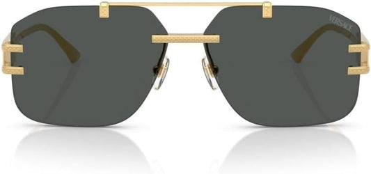 Versace Sunglasses VE2275 100287 60mm Gold / Dark Grey Lens