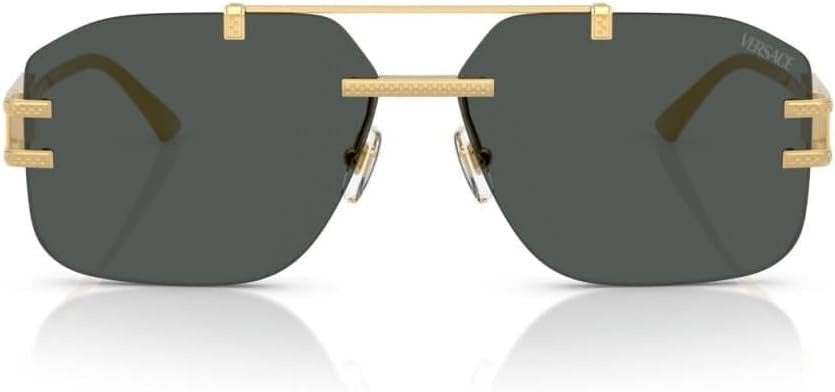 Versace Sunglasses VE2275 100287 60mm Gold / Dark Grey Lens