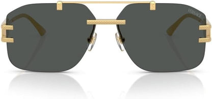 Versace Sunglasses VE2275 100287 60mm Gold / Dark Grey Lens