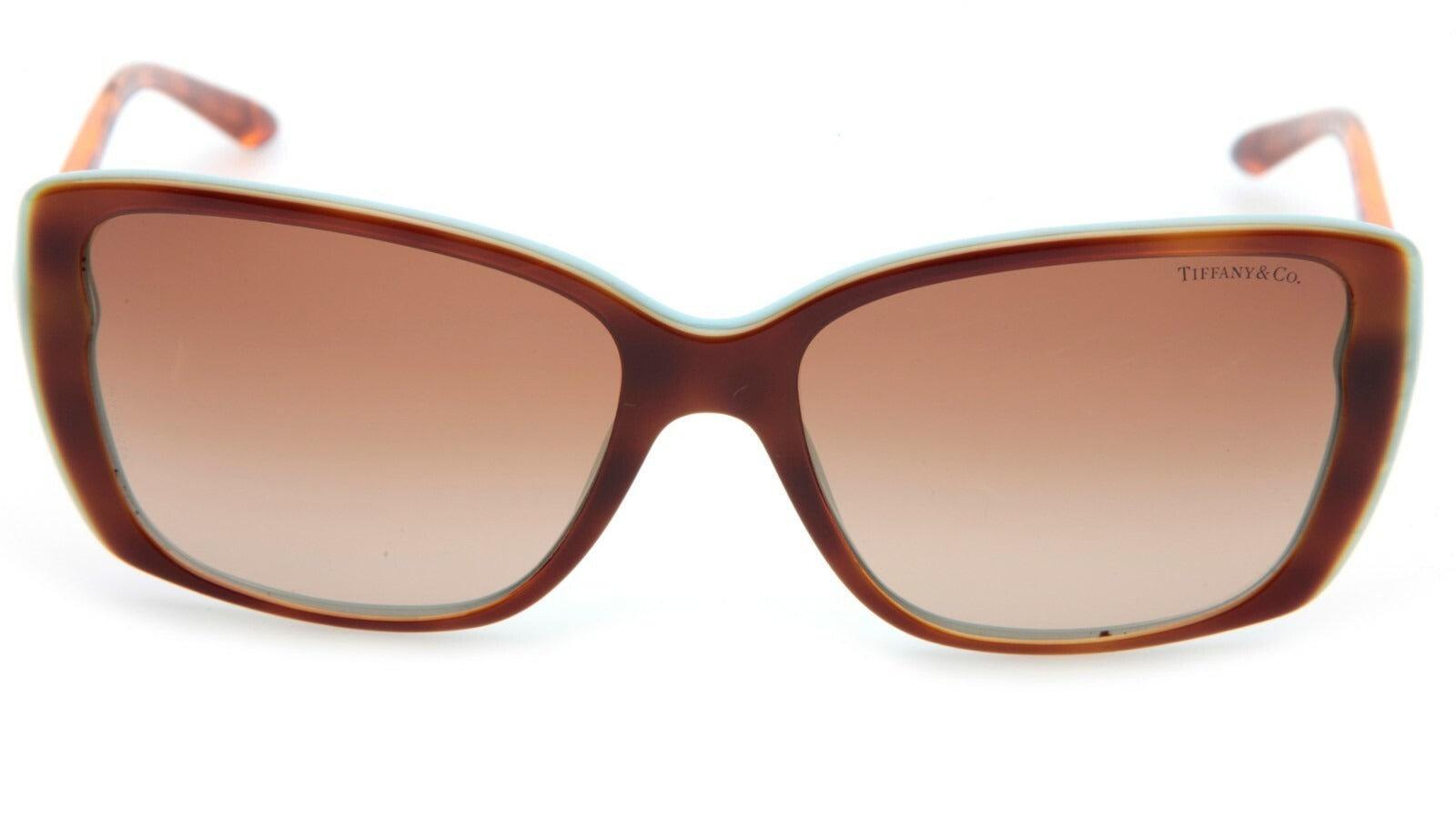 Tiffany & Co Sunglasses TF4079 8164/3B 57mm Havana-Blue / Brown Gradient Lens