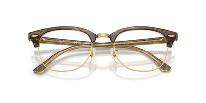 Ray-Ban RX5154 8294 Eyeglasses 51mm Photo Waves Brown / Clear Demo Lens