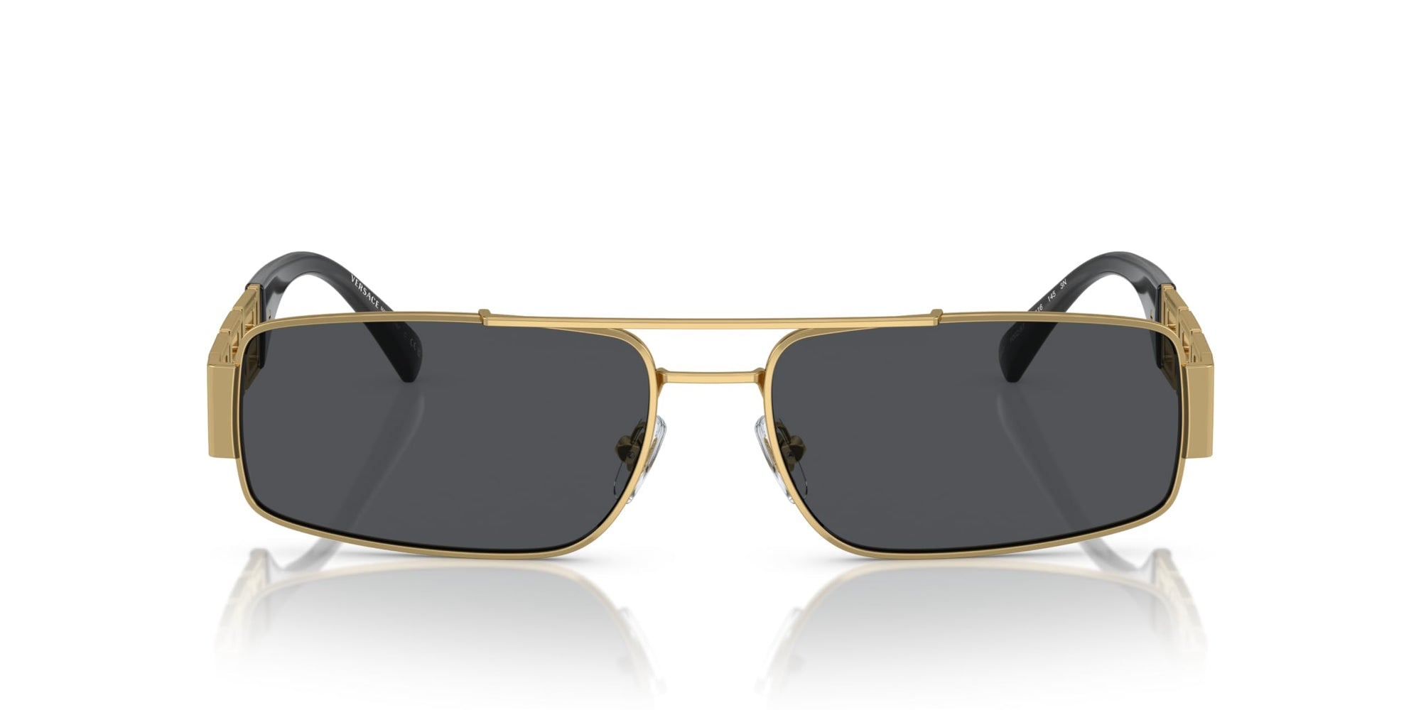 Versace Sunglasses VE2257 100287 60mm Gold / Dark Grey Lens