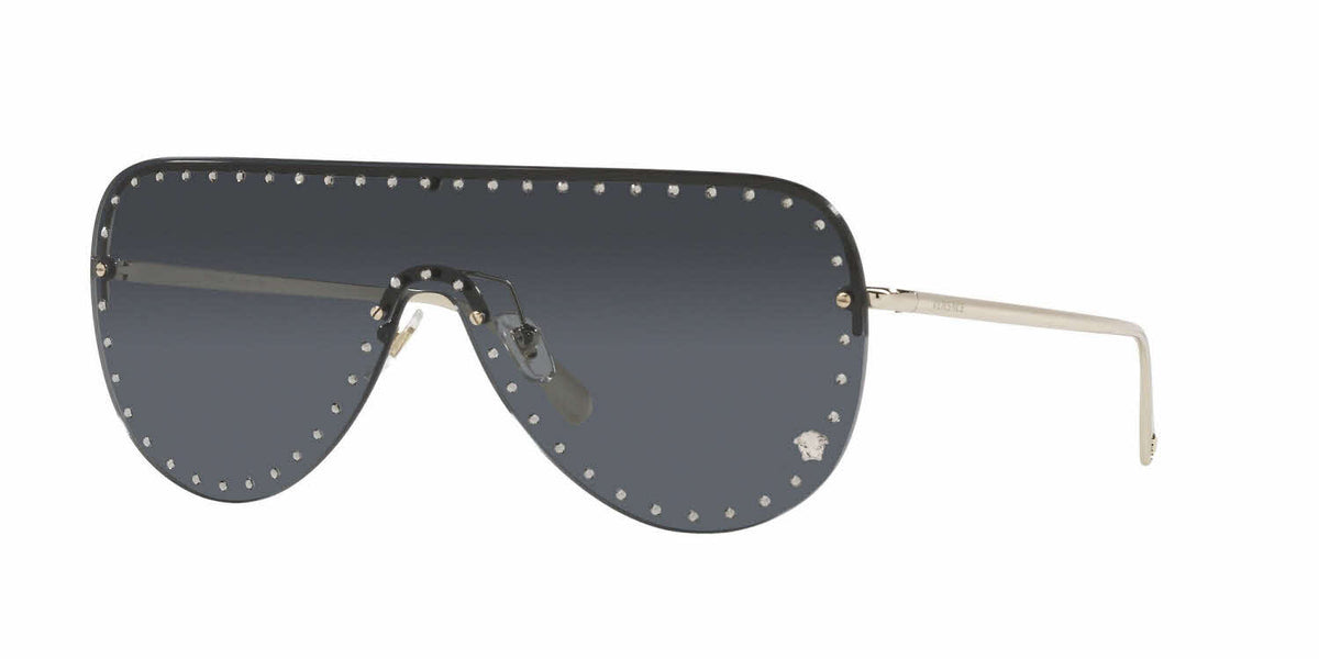 Versace Sunglasses VE2230B 125280 45mm Pale Gold / Dark Blue Lens
