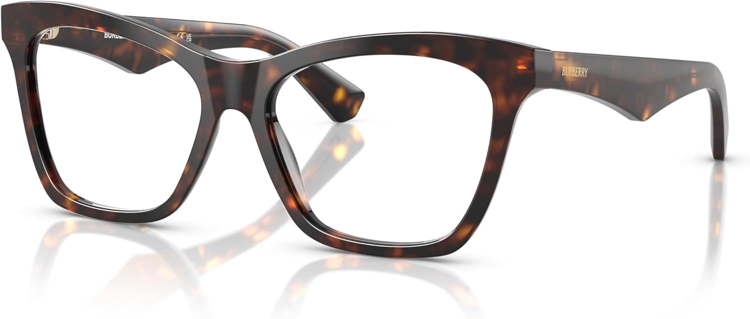 Burberry BE2416 3002 Eyeglasses 52mm Havana / Clear Demo Lens