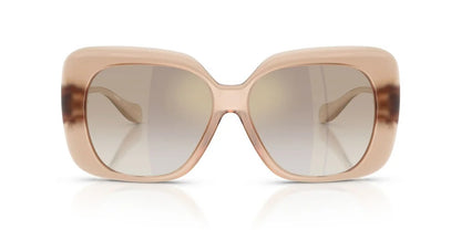 Versace Sunglasses VE4499U 55386E 57mm Opal Rose / Gradient Brown Mirror Gold
