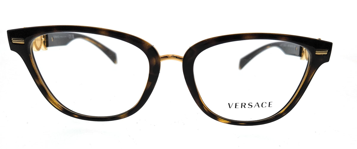 Versace Eyeglasses VE3336U 108 54mm Havana / Demo Lens