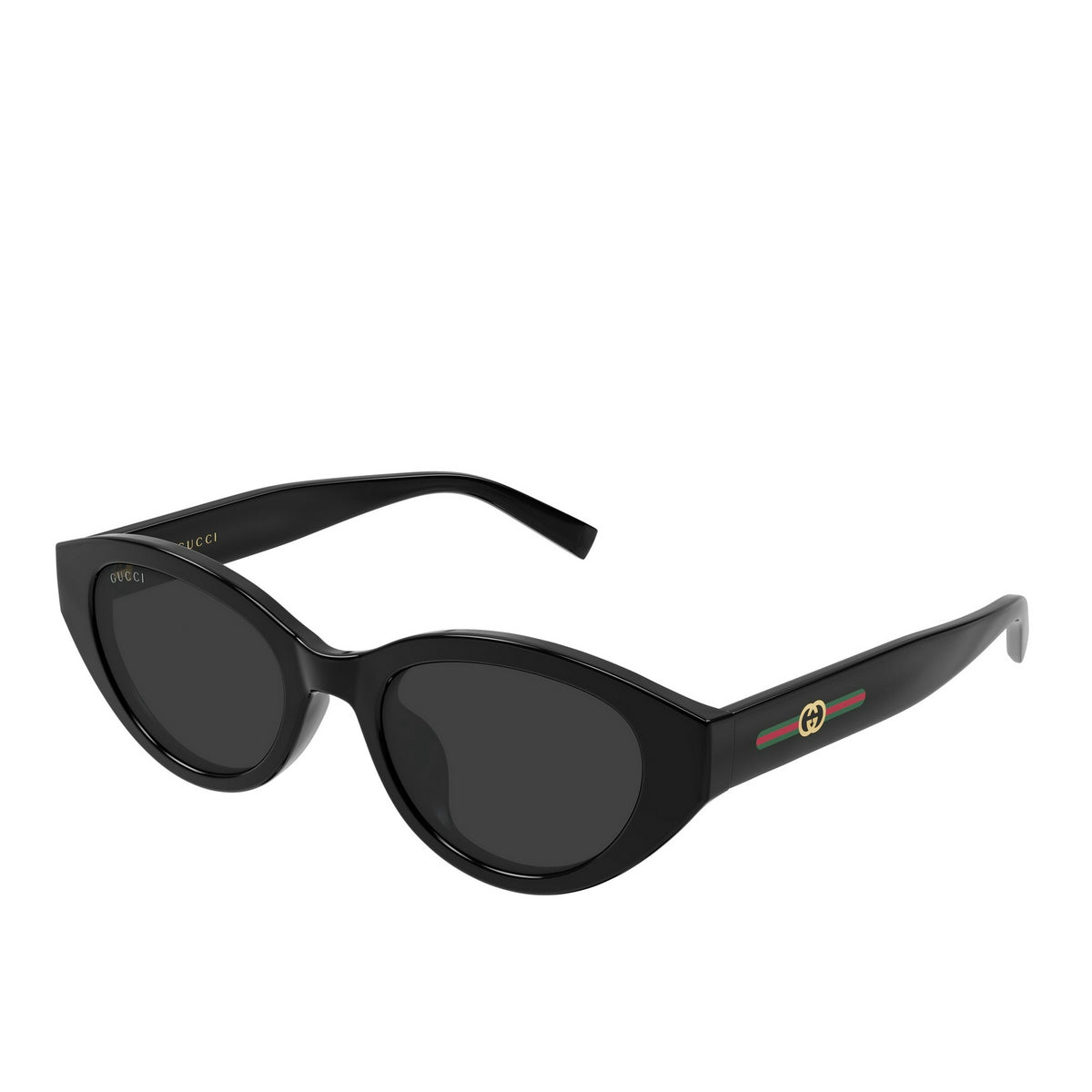 Gucci GG2105SA 001 Sunglasses 52mm Black / Dark Grey Solid Lens