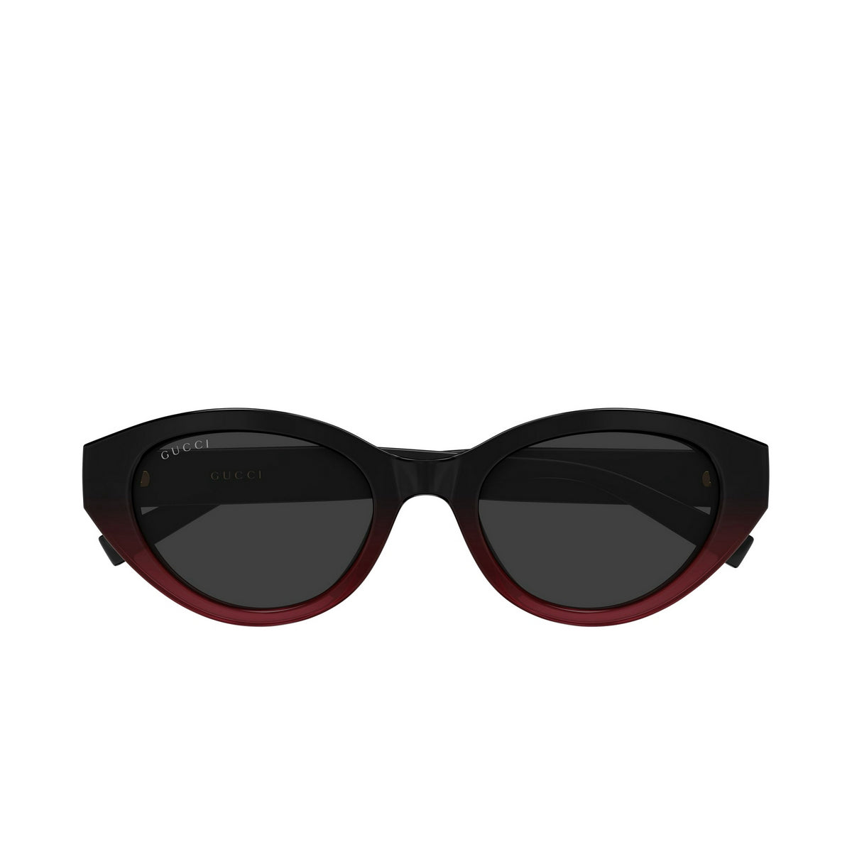 Gucci GG2105SA 003 52mm Sunglasses Black Red / Dark Grey Solid Lens - image 2