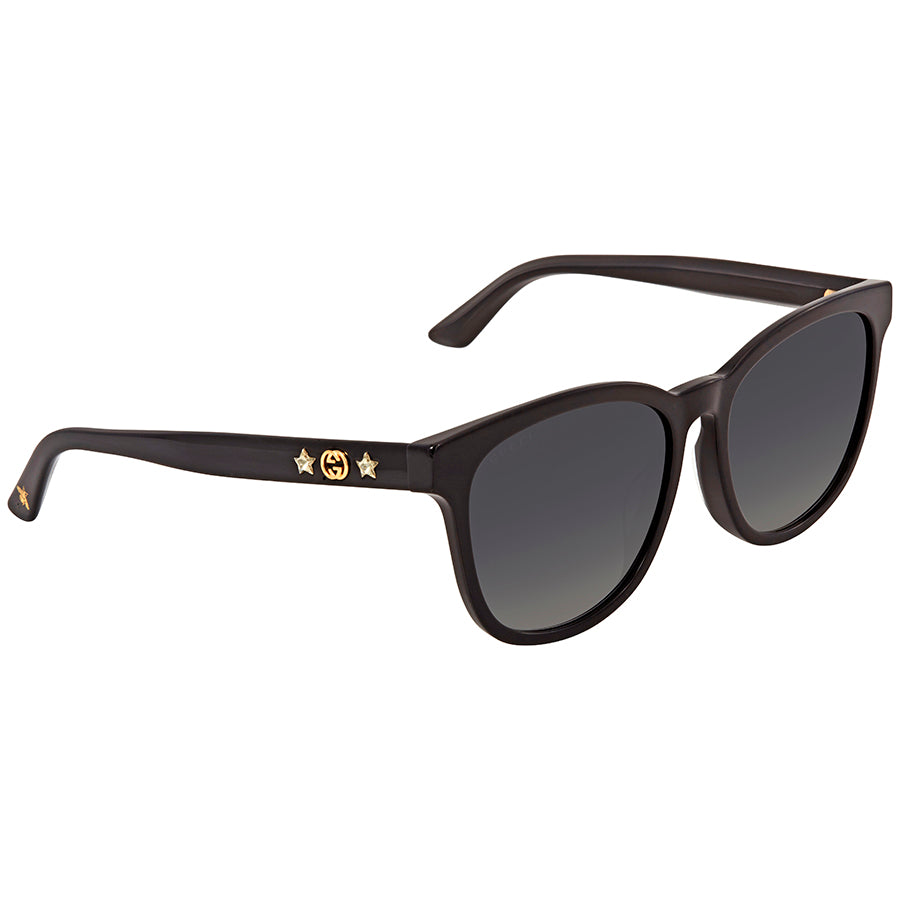Gucci GG0232SK 001 56mm Sunglasses Black / Grey Gradient Lens