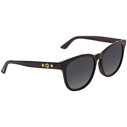 Gucci GG0232SK 001 56mm Sunglasses Black / Grey Gradient Lens