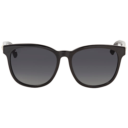 Gucci GG0232SK 001 56mm Sunglasses Black / Grey Gradient Lens - image 2