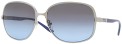 Versace VE2105 10018F 59mm Sunglasses Gunmetal / Blue Grey Gradient Lens