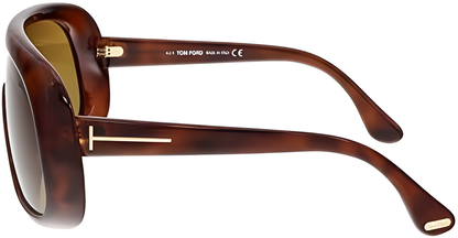 Tom Ford TF471-SVEN 56E Sunglasses Havana / Light Brown Solid Lens - image 3