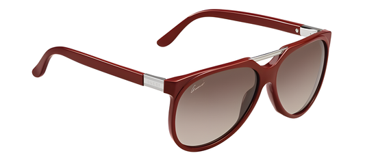 Gucci GG3501S EKIJ6 58mm Sunglasses Red / Brown Solid Lens