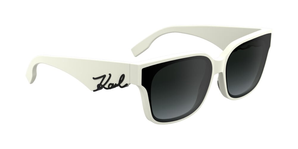 Karl Lagerfeld Sunglasses KL6161S 105 63mm White / Grey Gradient Lens - image 2