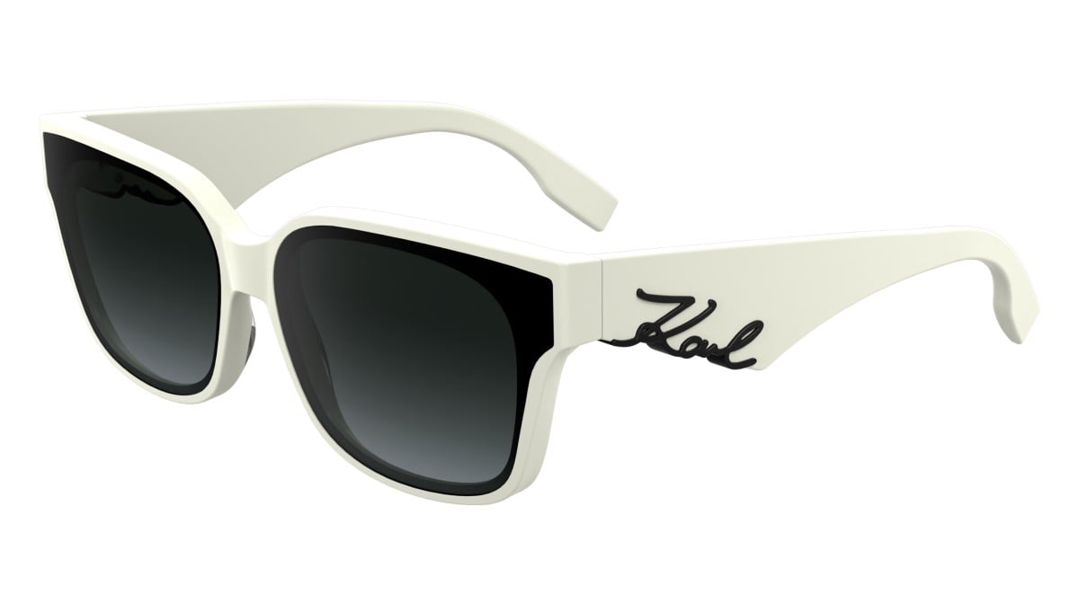 Karl Lagerfeld Sunglasses KL6161S 105 63mm White / Grey Gradient Lens