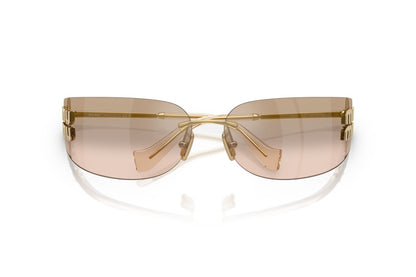 Miu Miu MUA51S 5AK20P 75mm Sunglasses Gold / Bronze Mirror Gradient Lens - image 3