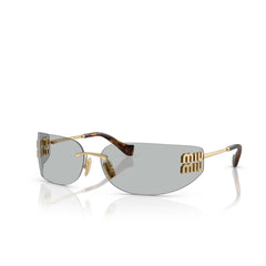 Miu Miu MUA51S 5AK50K 75mm Sunglasses Gold / Light Grey Solid Lens