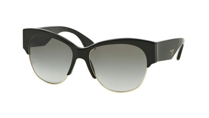 Prada Sunglasses PR11RS 1AB0A7 56mm Black / Dark Grey Gradient Lens