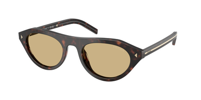 Prada PRB15S 17N70R Sunglasses 51mm Root Tortoise / Light Brown Solid Lens