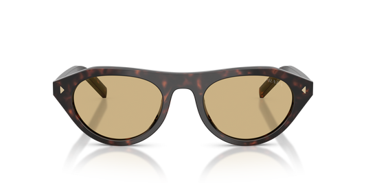 Prada PRB15S 17N70R Sunglasses 51mm Root Tortoise / Light Brown Solid Lens - image 2