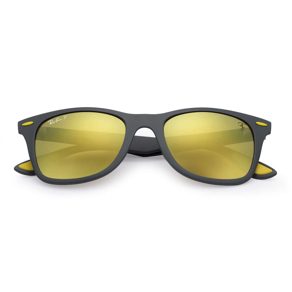 Ray-Ban RB4195M F6086B Sunglasses 52mm Matte Grey / Yellow Mirror Polarized Lens - image 2