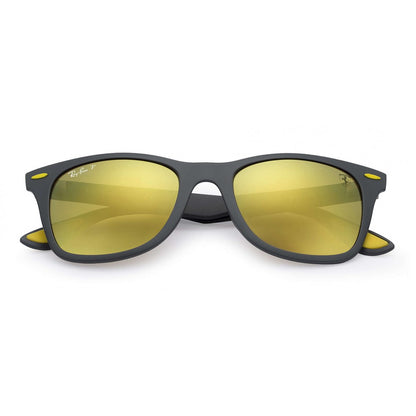Ray-Ban RB4195M F6086B Sunglasses 52mm Matte Grey / Yellow Mirror Polarized Lens - image 2