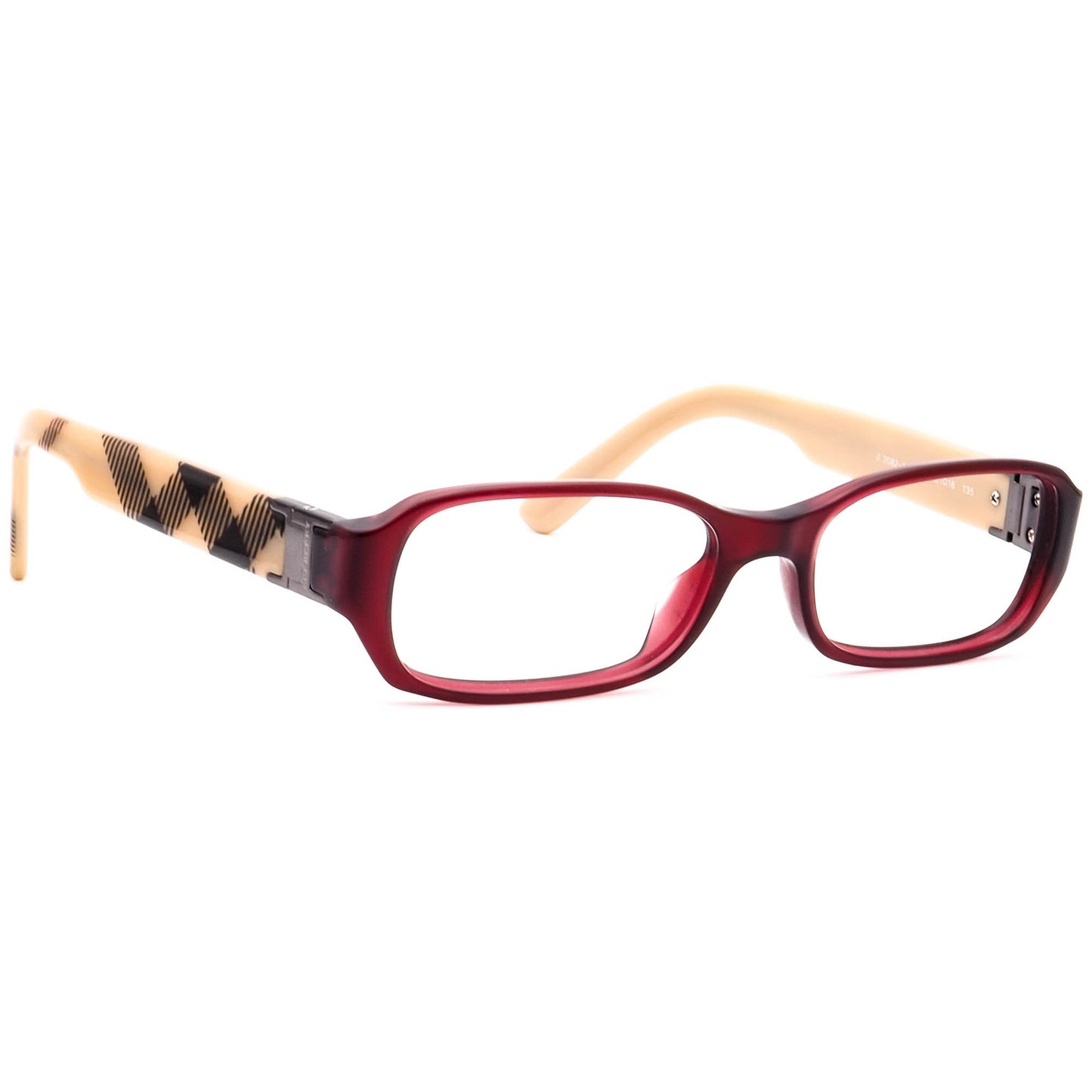 Burberry BE2082 3014 53mm Eyeglasses Red Transparent Burbery Print / Demo Clear Lens - image 2