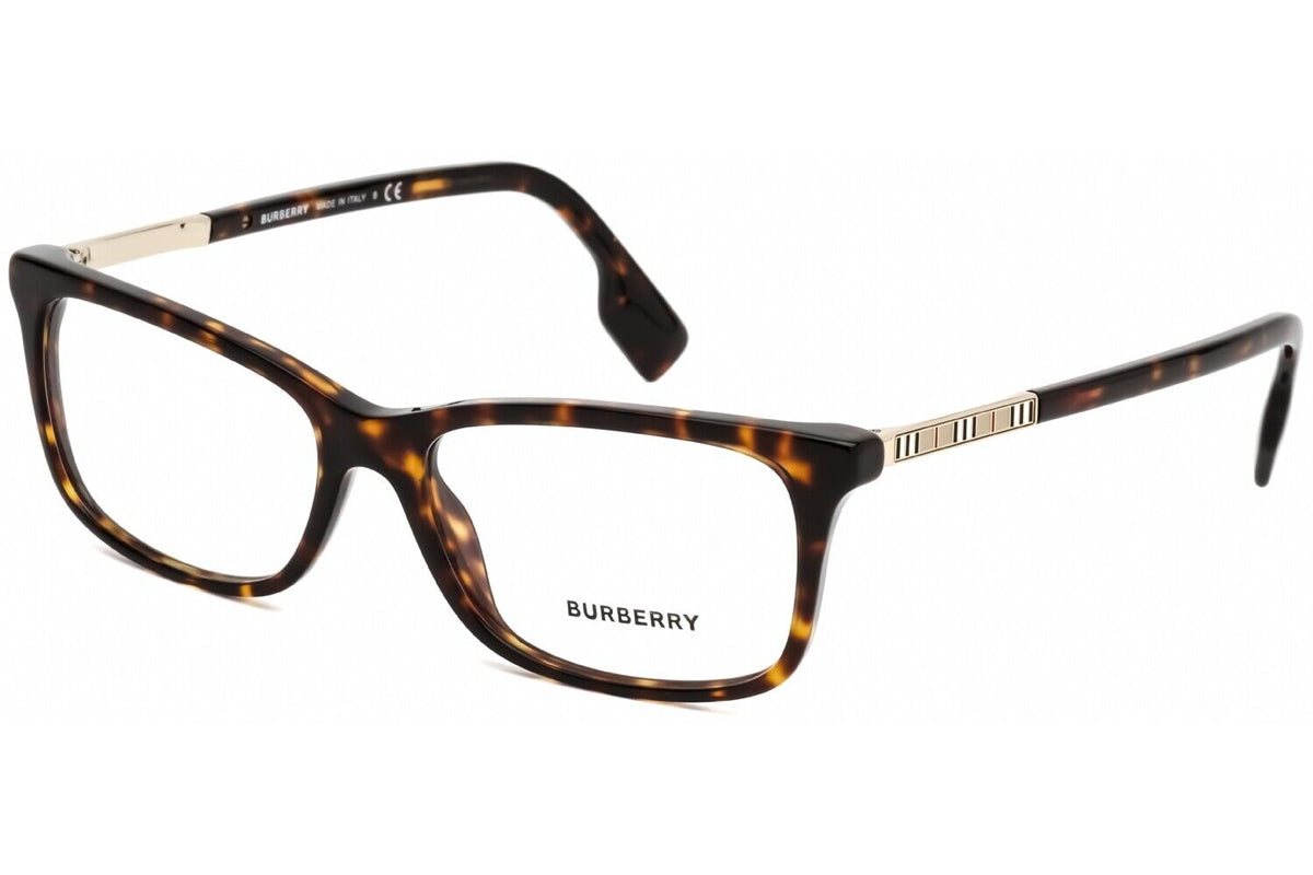 Burberry Eyeglasses BE2337 3002 52mm Dark Havana / Demo Lens