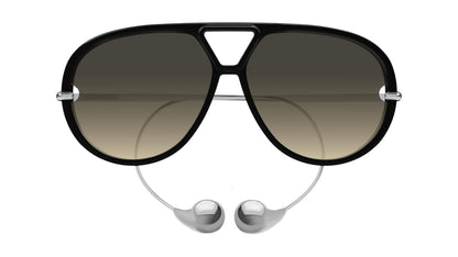 Bottega Veneta BV1273S 010 63mm Sunglasses Black / Brown Gradient Lens - image 2