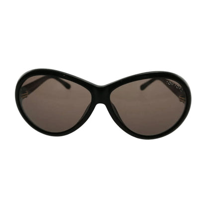 Tom Ford TF202-GERALDINE 01J 62mm Sunglasses Black / Brown Solid Lens - image 2