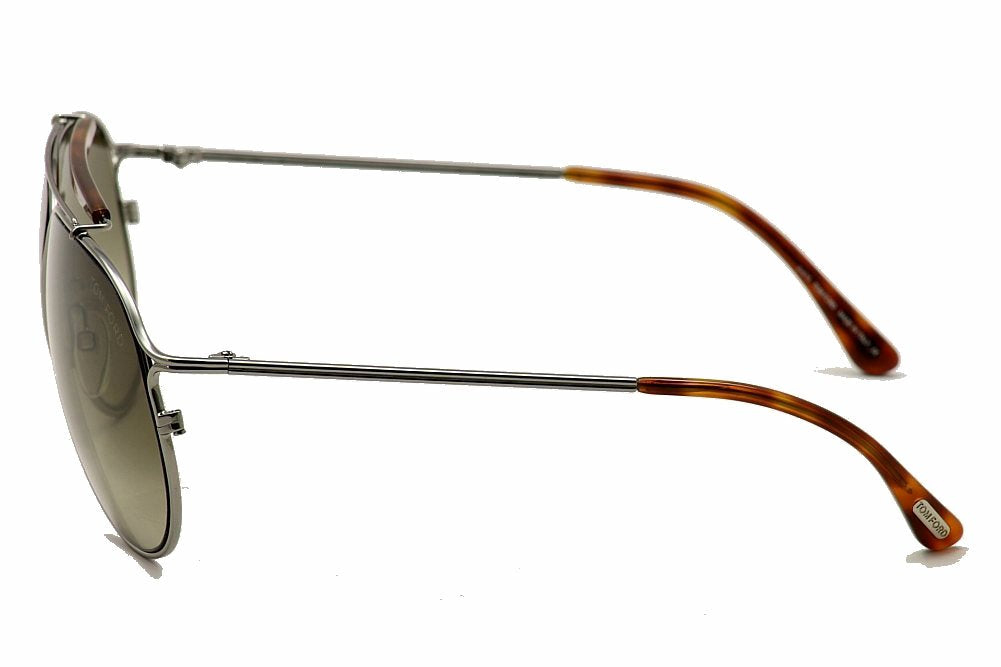 Tom Ford FT0193-MAGNUS 10P 61mm Sunglasses Gunmetal / Brown Gradient Lens - image 2