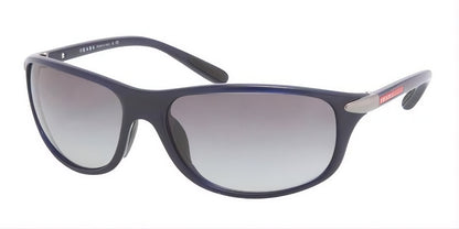Prada Sport Sunglasses PS05MS 0AL3M1 64mm Dark Blue / Grey Gradient Lens