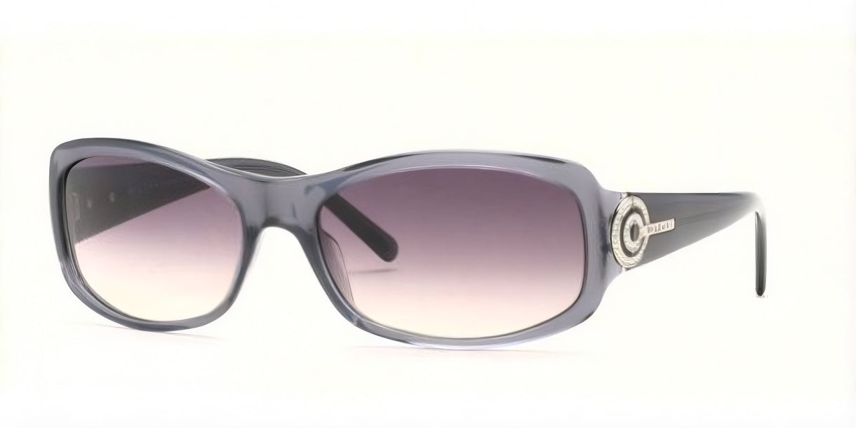 Bvlgari BV8003B 7318G 59mm Sunglasses Dark Transparent Grey / Grey Gradient Lens