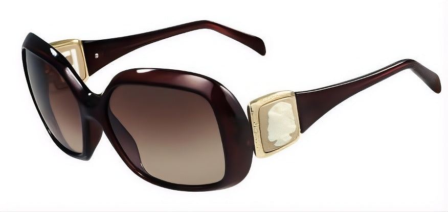 Vintage Fendi Sunglasses FS5127 207 58mm Dark Brown / Brown Gradient Lens