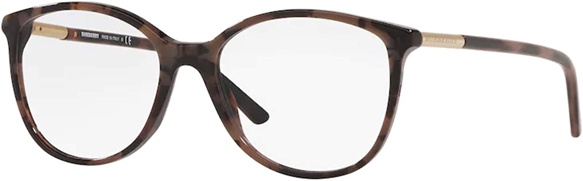 Burberry Eyeglasses BE2128 3624 52mm Spotted Brown Havana / Demo Lens