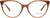 Versace Eyeglasses VE3298B 5324 55mm Transparent Brown / Demo Lens