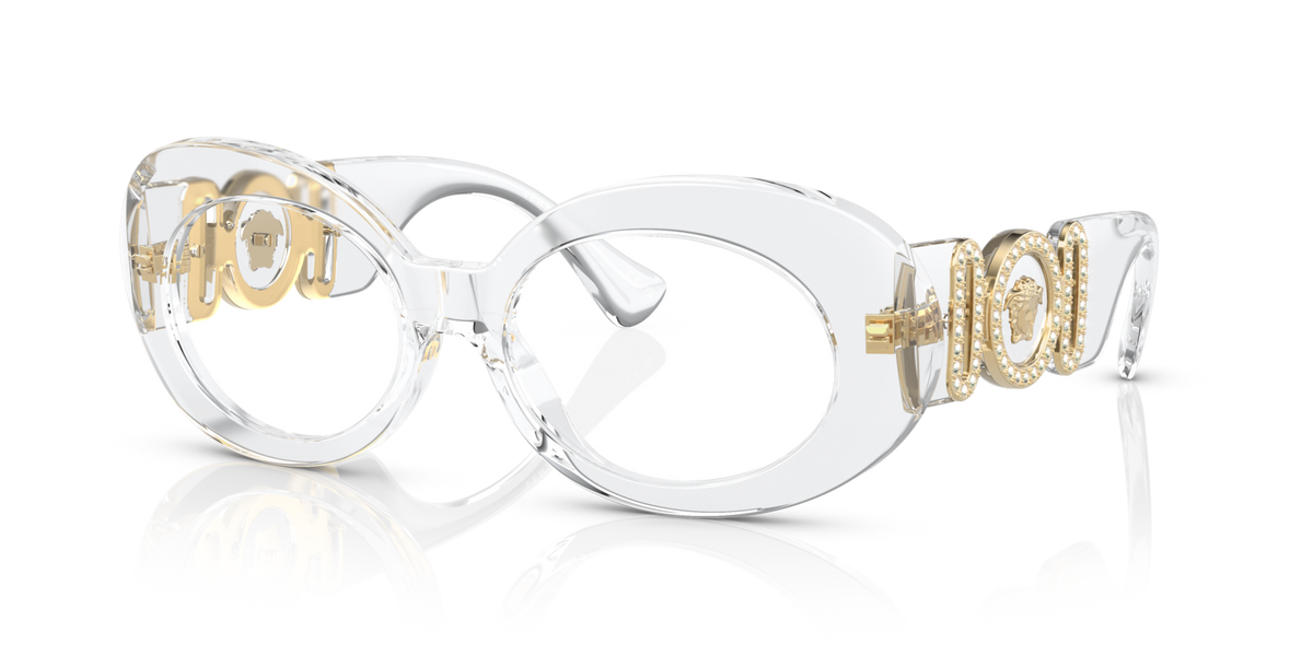 Versace Sunglasses VE4426BU 1481W 54mm Crystal / Clear Lens