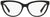 Versace Eyeglasses VE3264B GB1 53mm Black / Demo Lens