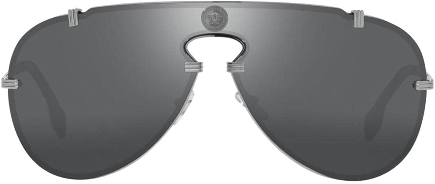 Versace Sunglasses VE2243 10016G 43mm Gunmetal / Grey Mirror Black Lens