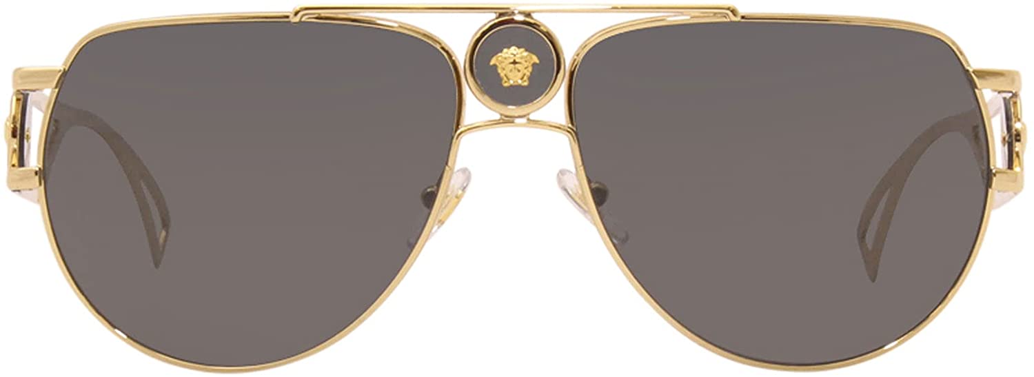 Versace Sunglasses VE2225 100287 60mm Gold / Grey Lens