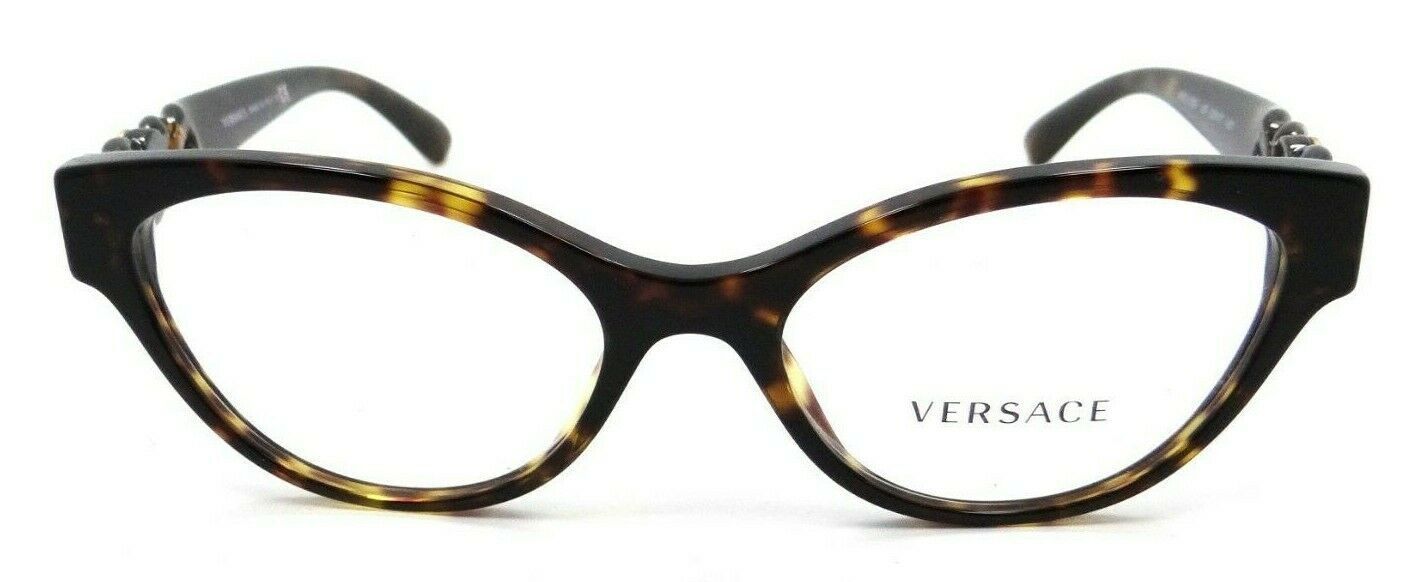 Versace Eyeglasses VE3305 108 53mm Havana / Demo Lens